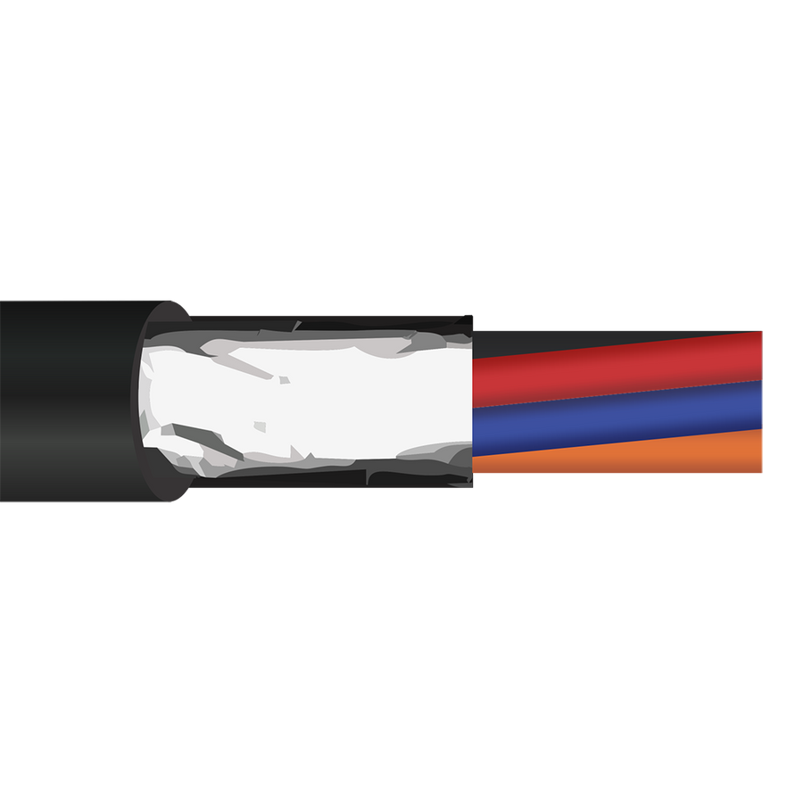 TRAY INSTRUMENTATION CONTROL CABLE XLP/PVC SHIELDED PAIRS OVERALL SHIELD (SPOS) 600V