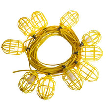 50' 12/3 Plastic Yellow String Light Lamp Holder