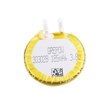 Grepow 185mAh 1S 3.8V LiPo Round Shaped Battery 3030028