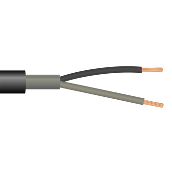 Shipboard Cable LSDNWA-23 7 AWG 2 Conductor Xlpe Polyolefin Bare Copper