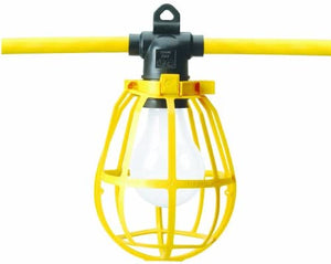 100' 14/2 Plastic Yellow String Light Lamp Holder