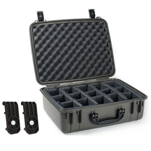 Protective 720 Hard Case Metal Keyed Locks With Adjustable Divider Tray