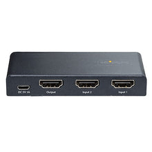 2 Port 8K HDMI Switch Auto Manual Source Switching Power Adapter and Remote Included