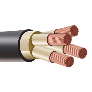 Shipboard Cable LSFSGA-3 16 AWG 4 Conductor Lighting Watertight Glass Braid