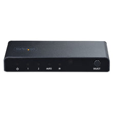 2 Port 8K HDMI Switch Auto Manual Source Switching Power Adapter and Remote Included