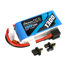 Gens Ace 1300mAh 3S1P 11.1V 45C Lipo Battery Pack With EC3 And Deans Adapter