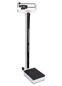 Physician's Scale Weigh Beam with Height Rod and Wheels Detecto 338