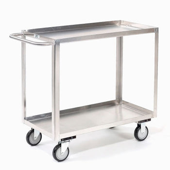 2 Shelves Steel Stock Cart Jamco Capacity, 36