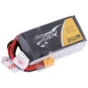 Tattu 850mAh 3S1P 11.1V 75C Lipo Battery Pack With XT30 Plug