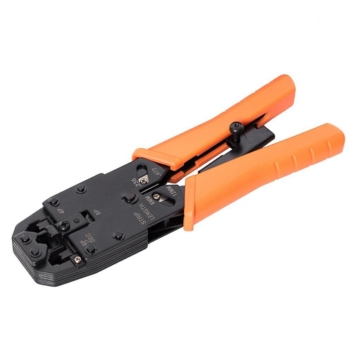 Mod Plug Crimp Tool for crimping CAT5E shielded RJ45 plugs