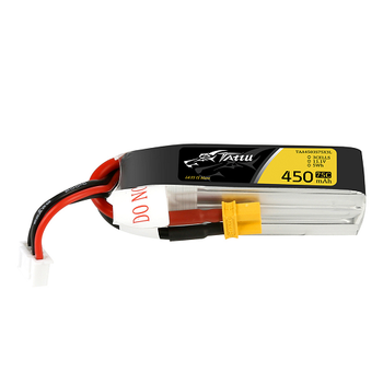 Tattu 450mAh 3S1P 11.1V 75C Lipo Battery Pack With XT30 Plug Long Size For H Frame