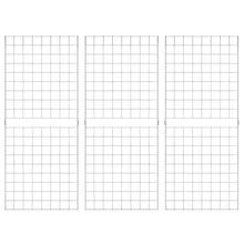 Portable Grid Panels - Chrome Econoco C2X6 (Pack of 3)