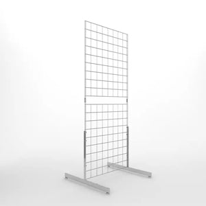 Portable Grid Panels - Chrome Econoco C2X8 (Pack of 3)