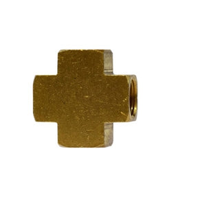 1/2" Brass Cross FIP Brass Fitting Pipe 28044