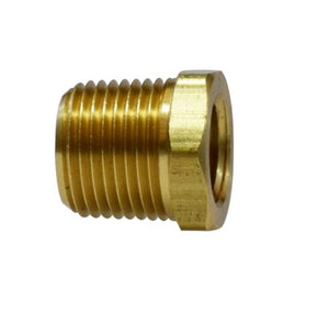 3/8" X 1/4" MIP X FIP Hex Bushing Brass Fitting Pipe 28104