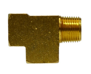 1/8" FIP X MIP X FIP Street Tee Brass Fitting Pipe 28245