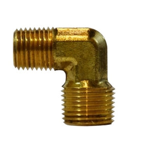 1/2"MIP X 3/8"MIP Male Forged Reducing Elbow 90 Degree Brass Fitting Pipe 28276