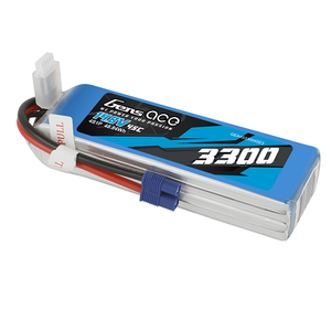 Gens Ace 3300mAh 4S1P 14.8V 45C Lipo Battery Pack With EC3