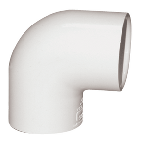 5" W Socket Connection 90° Elbow Schedule 40 PVC Elbow 406-050S