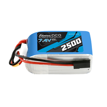 Gens Ace 2500mAh 2S2P 7.4V Hump RX Lipo Battery Pack With JR-3P Plug