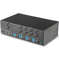 4 Port HDMI KVM Switch High-Definition Video Quality With Support For Dual 4K 30Hz Dual Display