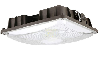 100W 100-227V 4000K CCT 11500 Lumens Dark Bronze LED Canopy Light