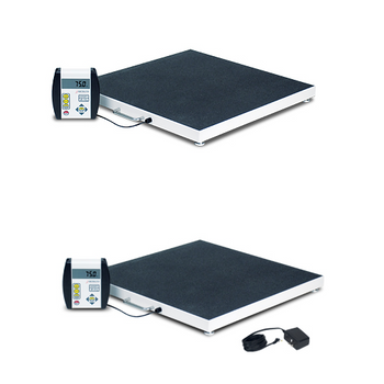 Portable Bariatric Floor Scale With Built-in Carrying Handle