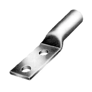 Burndy YA1CA9 1 AWG 1/2" Stud 2 Hole Standard Barrel Aluminum Terminal Lug