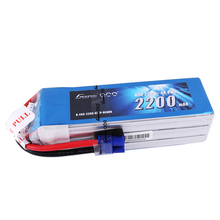 Gens Ace 2200mAh 6S1P 22.2V 45C Lipo Battery Pack With EC3 Plug