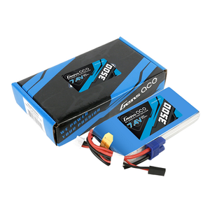 Gens Ace 3500mah 2S1P 7.4V RX Lipo Battery Pack With JR And EC3 Plug