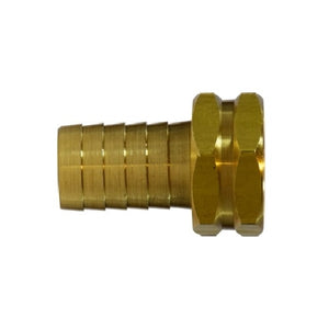 1" Hose Barb  X 1" Female Garden Hose Swivel Adapter Brass Fittings 30035