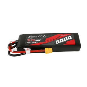 Gens Ace 5000mAh 3S1P 11.1V 60C Lipo Battery Pack With XT60 Plug