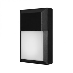 12 Watts 3000K LED Mini Wall Pack With Photocell 1,000 Lumens 120V EOL-WL03BLK-1230e