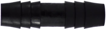 1/8 Black Polyethylene Hose Barb Union Splicer 33091B