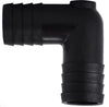 3/4 Black Polyethylene Hose Barb Union Elbow 33396B