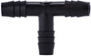 1/4 Black Polyethylene Hose Barb Tee 33422B