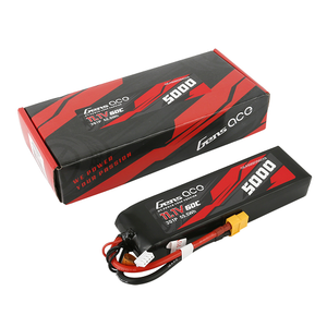 Gens Ace 5000mAh 3S1P 11.1V 60C Lipo Battery Pack With XT60 Plug