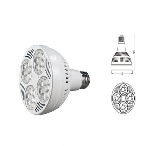 High-output Led Par Lamps E26 35W 40K 120V 25D UL Listed