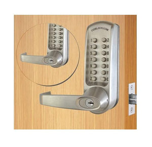 Code Locks CL610BBBS Brushed Steel Tubular Latchbolt Back to Back