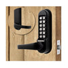 Code Locks CL515BKMG Black Code Free Marine Tubular Mortise Latch