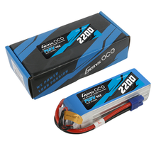 Gens Ace 2200mAh 4S1P 14.8V 45C Lipo Battery Pack With EC3 Plug