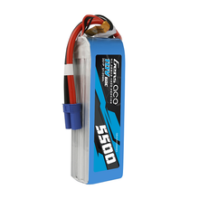 Gens Ace 5500mAh 3S1P 11.1V 60C Lipo Battery Pack With EC5 Plug