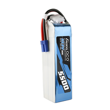 Gens Ace 5500mAh 6S1P 22.2V 60C Lipo Battery Pack With EC5 Plug