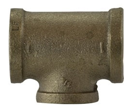 1" X 3/8" Brass Reducing Tee Lead Free Reducing 44269LF