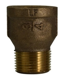 1/2" Brass Extension Piece Lead Free Extension Piece 44621LF