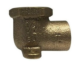 1/2" Sweat X 1/2" FIP Lead Free Brass Drop Ear 90 44841LF