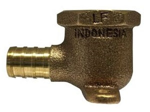 1/2" FIP X 1/2" PEX Lead Free Bronze Drop Ear 90 44845LF