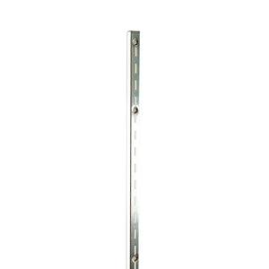 96" Heavy Weight Single Slot w/ 1/2" Slots on 1" Centers - Chrome Econoco SS12/96-C