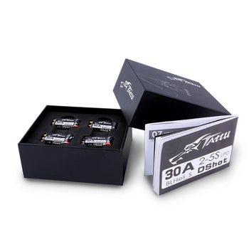 TATTU BLHeli_S 30 AMP ESC (2-5S, W/Dshot, No BEC) For FPV RC Model (4pcs)