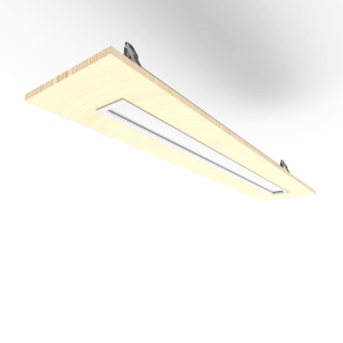 Aeralux Gen5 2FT 20-Watts 3000K CCT White Recessed Mounted Linear Fixtures